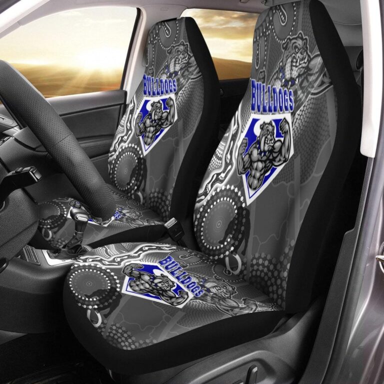 National Rugby League store - Loyal fans of Canterbury Bankstown Bulldogs's Set 2 Car Seat Cover:vintage National Rugby League suit,uniform,apparel,shirts,merch,hoodie,jackets,shorts,sweatshirt,outfits,clothes