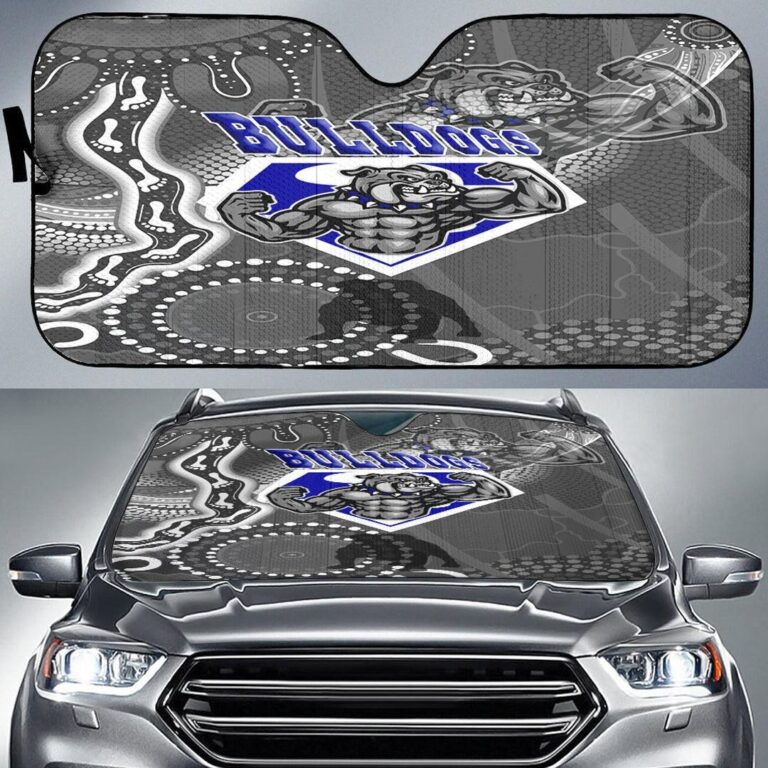 National Rugby League store - Loyal fans of Canterbury Bankstown Bulldogs's Auto Sun Shades:vintage National Rugby League suit,uniform,apparel,shirts,merch,hoodie,jackets,shorts,sweatshirt,outfits,clothes