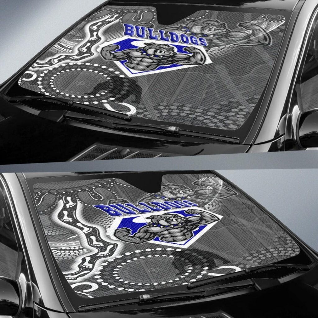National Rugby League store - Loyal fans of Canterbury Bankstown Bulldogs's Auto Sun Shades:vintage National Rugby League suit,uniform,apparel,shirts,merch,hoodie,jackets,shorts,sweatshirt,outfits,clothes