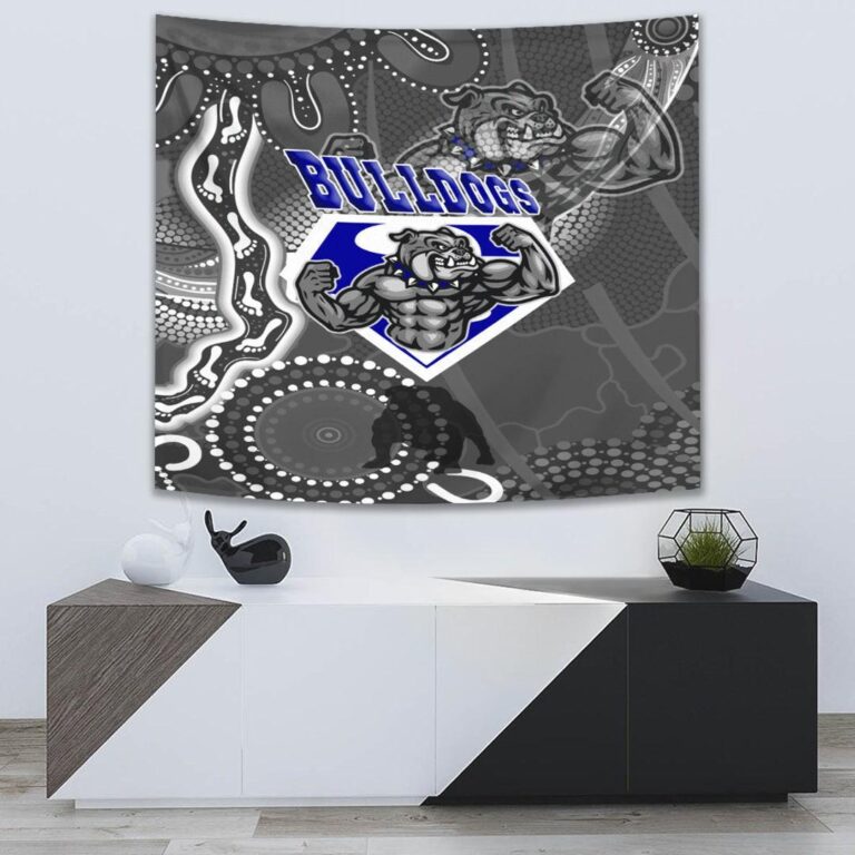 National Rugby League store - Loyal fans of Canterbury Bankstown Bulldogs's Wall Tapestry:vintage National Rugby League suit,uniform,apparel,shirts,merch,hoodie,jackets,shorts,sweatshirt,outfits,clothes