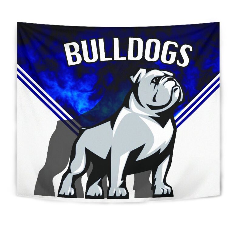 National Rugby League store - Loyal fans of Canterbury Bankstown Bulldogs's Wall Tapestry:vintage National Rugby League suit,uniform,apparel,shirts,merch,hoodie,jackets,shorts,sweatshirt,outfits,clothes