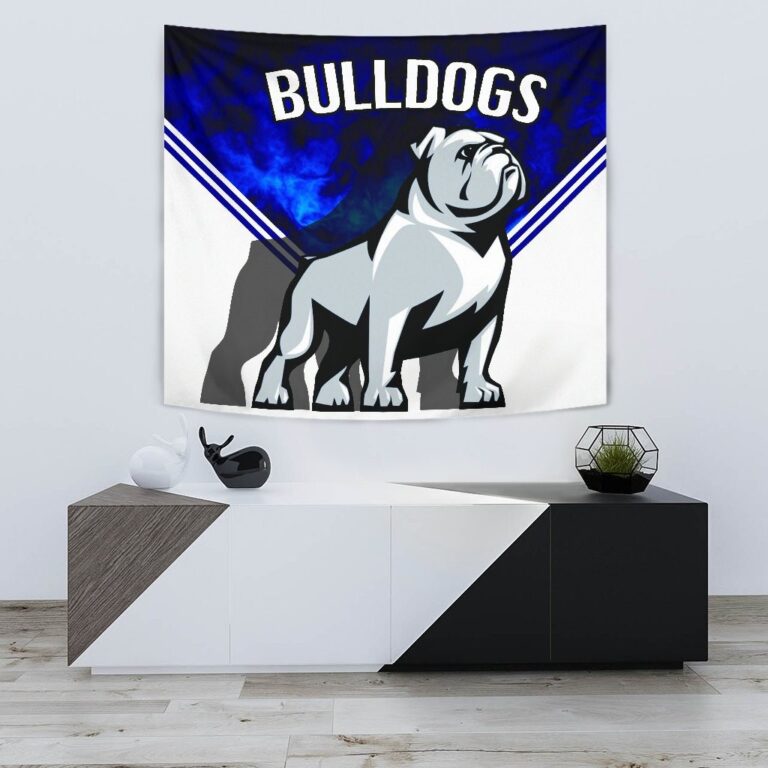 National Rugby League store - Loyal fans of Canterbury Bankstown Bulldogs's Wall Tapestry:vintage National Rugby League suit,uniform,apparel,shirts,merch,hoodie,jackets,shorts,sweatshirt,outfits,clothes