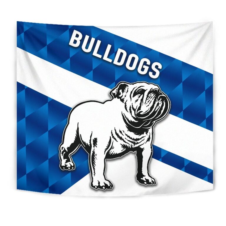 National Rugby League store - Loyal fans of Canterbury Bankstown Bulldogs's Wall Tapestry:vintage National Rugby League suit,uniform,apparel,shirts,merch,hoodie,jackets,shorts,sweatshirt,outfits,clothes