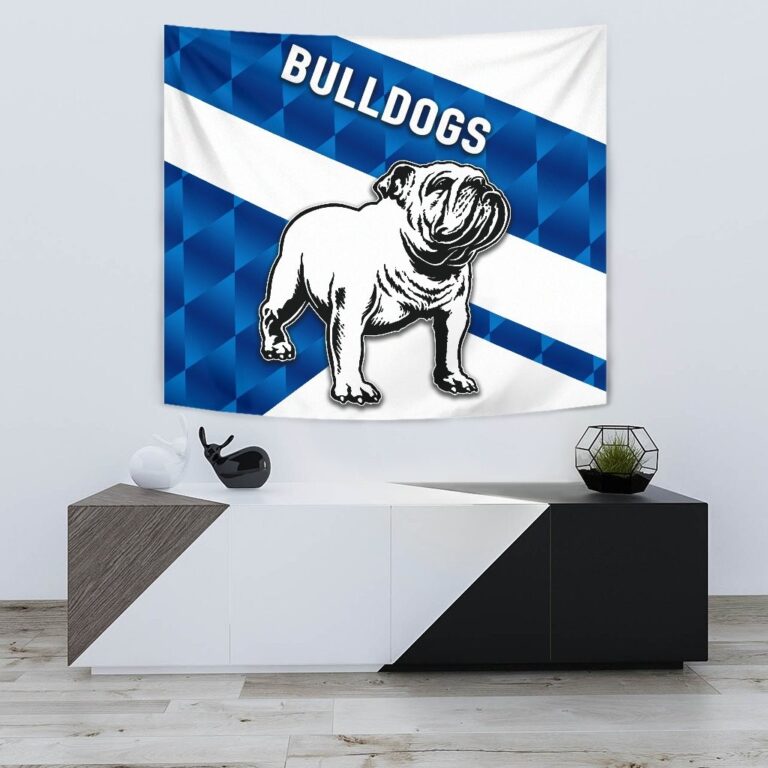 National Rugby League store - Loyal fans of Canterbury Bankstown Bulldogs's Wall Tapestry:vintage National Rugby League suit,uniform,apparel,shirts,merch,hoodie,jackets,shorts,sweatshirt,outfits,clothes
