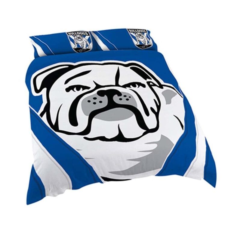 National Rugby League store - Loyal fans of Canterbury-Bankstown Bulldogs's Bedding Duvet Cover + 1/2 Pillow Cases:vintage National Rugby League suit,uniform,apparel,shirts,merch,hoodie,jackets,shorts,sweatshirt,outfits,clothes