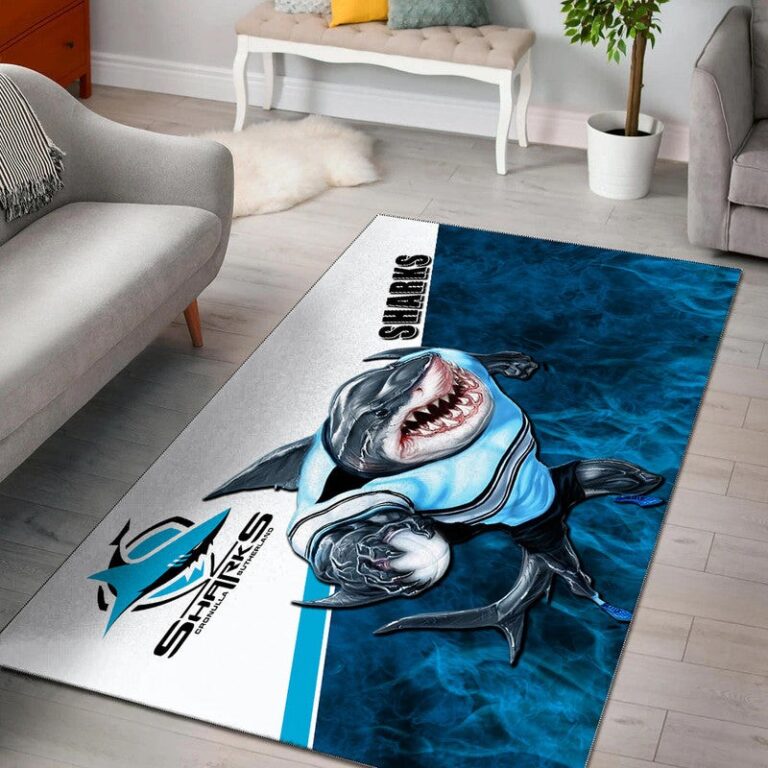 National Rugby League store - Loyal fans of Cronulla Sutherland Sharks's Rug:vintage National Rugby League suit,uniform,apparel,shirts,merch,hoodie,jackets,shorts,sweatshirt,outfits,clothes