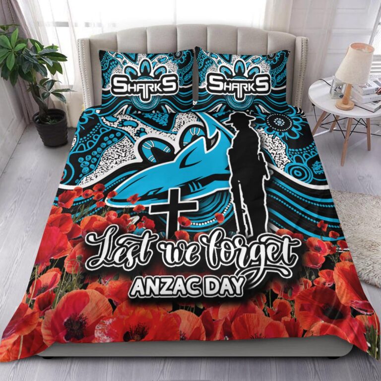 National Rugby League store - Loyal fans of Cronulla Sutherland Sharks's Bedding Duvet Cover + 1/2 Pillow Cases:vintage National Rugby League suit,uniform,apparel,shirts,merch,hoodie,jackets,shorts,sweatshirt,outfits,clothes