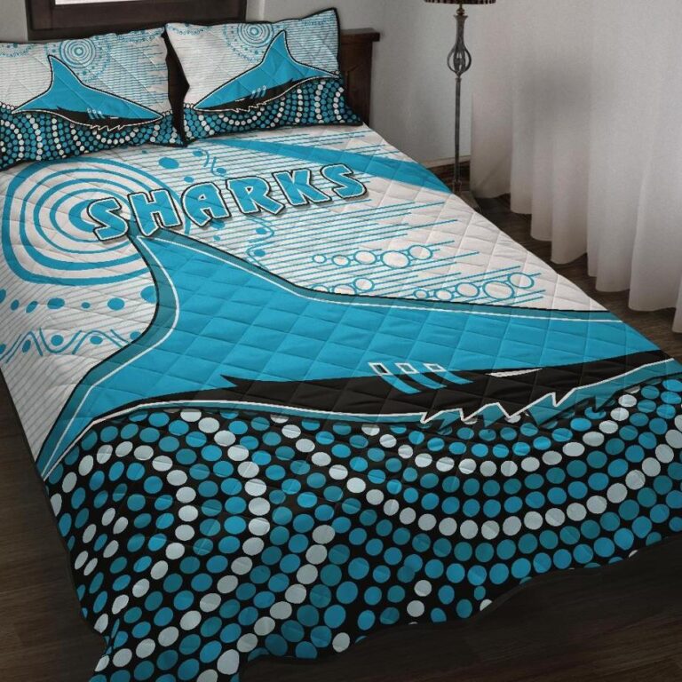 National Rugby League store - Loyal fans of Cronulla Sutherland Sharks's Quilt + 1/2 Pillow Cases:vintage National Rugby League suit,uniform,apparel,shirts,merch,hoodie,jackets,shorts,sweatshirt,outfits,clothes