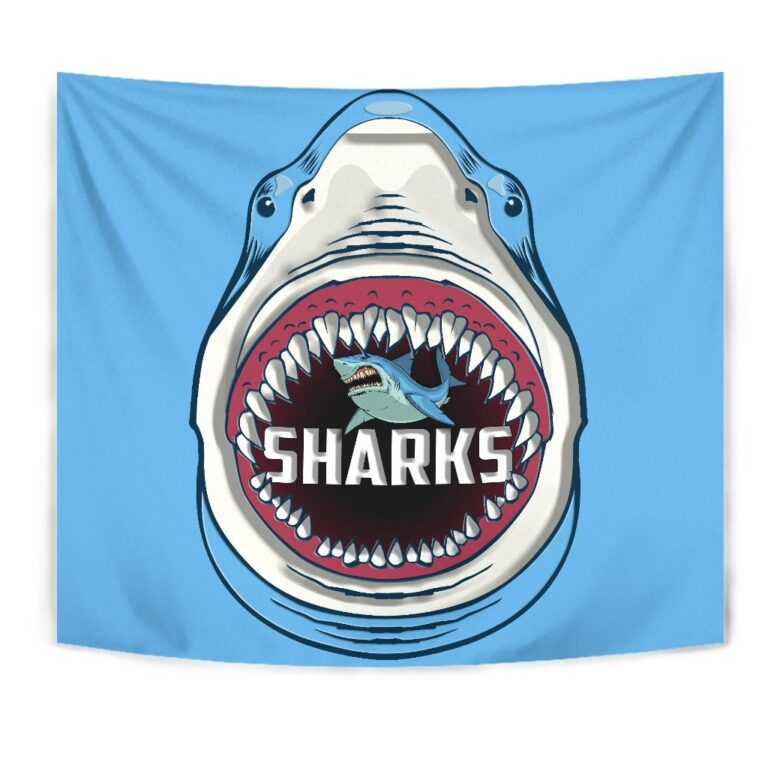 National Rugby League store - Loyal fans of Cronulla Sutherland Sharks's Wall Tapestry:vintage National Rugby League suit,uniform,apparel,shirts,merch,hoodie,jackets,shorts,sweatshirt,outfits,clothes
