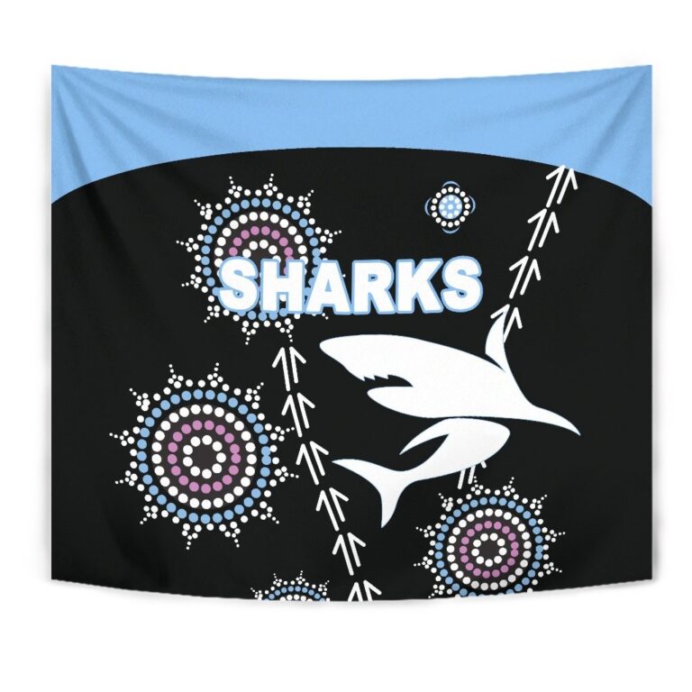 National Rugby League store - Loyal fans of Cronulla Sutherland Sharks's Wall Tapestry:vintage National Rugby League suit,uniform,apparel,shirts,merch,hoodie,jackets,shorts,sweatshirt,outfits,clothes