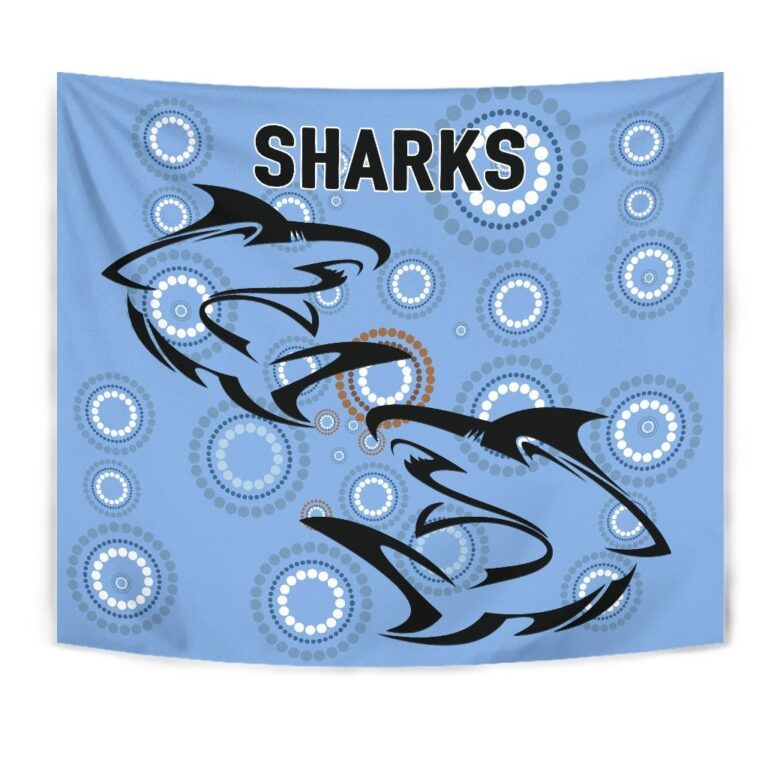 National Rugby League store - Loyal fans of Cronulla Sutherland Sharks's Wall Tapestry:vintage National Rugby League suit,uniform,apparel,shirts,merch,hoodie,jackets,shorts,sweatshirt,outfits,clothes