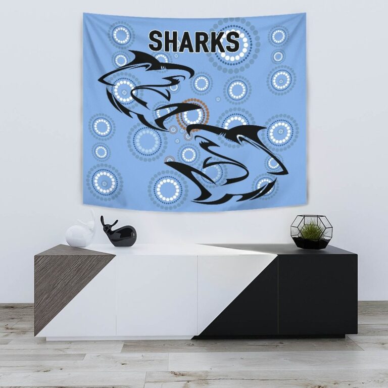 National Rugby League store - Loyal fans of Cronulla Sutherland Sharks's Wall Tapestry:vintage National Rugby League suit,uniform,apparel,shirts,merch,hoodie,jackets,shorts,sweatshirt,outfits,clothes