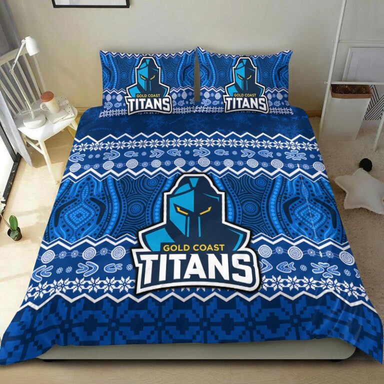 National Rugby League store - Loyal fans of Gold Coast Titans's Bedding Duvet Cover + 1/2 Pillow Cases:vintage National Rugby League suit,uniform,apparel,shirts,merch,hoodie,jackets,shorts,sweatshirt,outfits,clothes