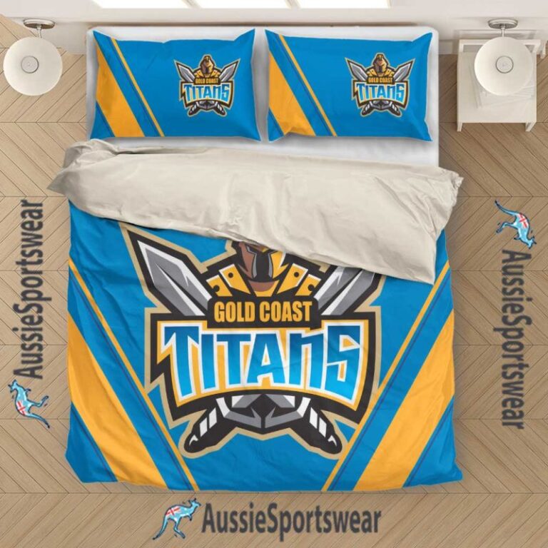 Australian Football League store - Loyal fans of Gold Coast Suns's Bedding Duvet Cover + 1/2 Pillow Cases:vintage Australian Football League suit,uniform,apparel,shirts,merch,hoodie,jackets,shorts,sweatshirt,outfits,clothes