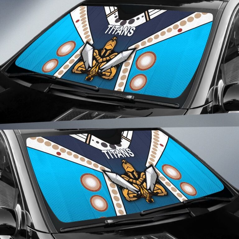 National Rugby League store - Loyal fans of Gold Coast Titans's Auto Sun Shades:vintage National Rugby League suit,uniform,apparel,shirts,merch,hoodie,jackets,shorts,sweatshirt,outfits,clothes