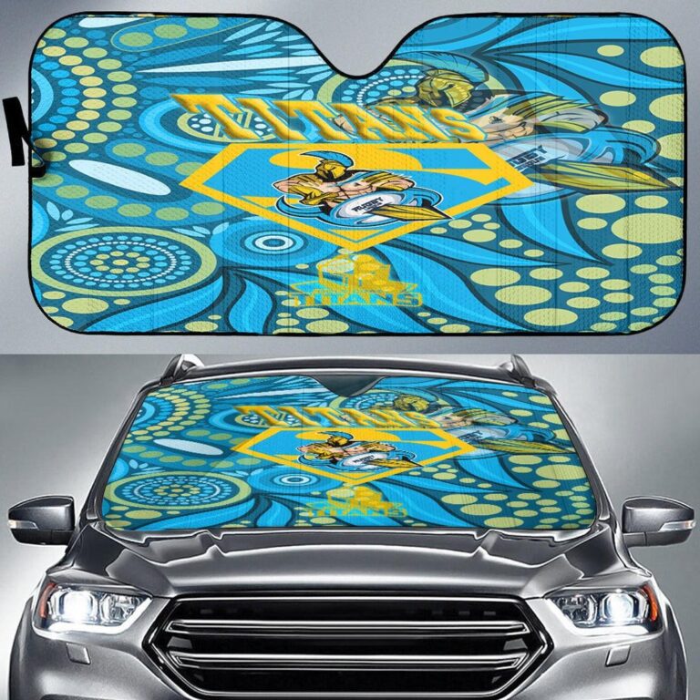 National Rugby League store - Loyal fans of Gold Coast Titans's Auto Sun Shades:vintage National Rugby League suit,uniform,apparel,shirts,merch,hoodie,jackets,shorts,sweatshirt,outfits,clothes