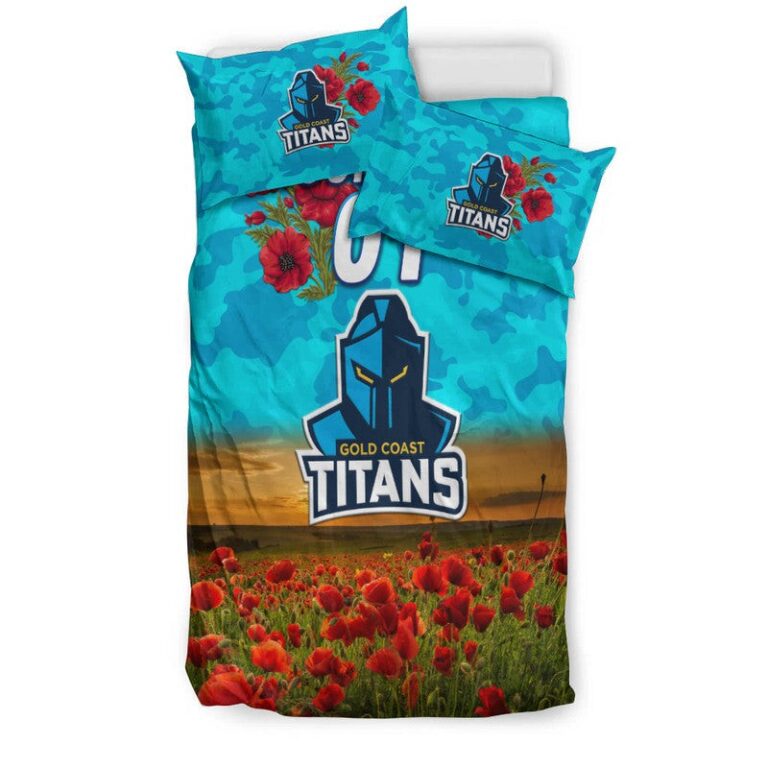 National Rugby League store - Loyal fans of Gold Coast Titans's Bedding Duvet Cover + 1/2 Pillow Cases:vintage National Rugby League suit,uniform,apparel,shirts,merch,hoodie,jackets,shorts,sweatshirt,outfits,clothes