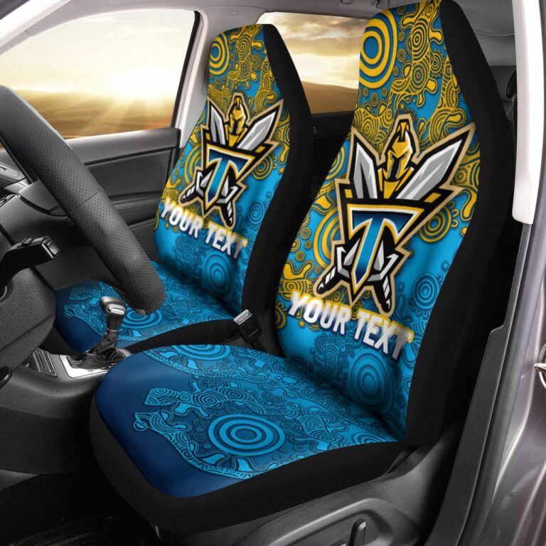 National Rugby League store - Loyal fans of Gold Coast Titans's Set 2 Car Seat Cover:vintage National Rugby League suit,uniform,apparel,shirts,merch,hoodie,jackets,shorts,sweatshirt,outfits,clothes