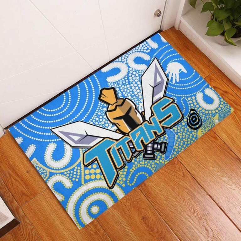 National Rugby League store - Loyal fans of Gold Coast Titans's Doormat:vintage National Rugby League suit,uniform,apparel,shirts,merch,hoodie,jackets,shorts,sweatshirt,outfits,clothes