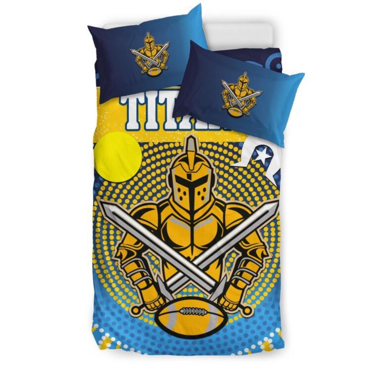 National Rugby League store - Loyal fans of Gold Coast Titans's Bedding Duvet Cover + 1/2 Pillow Cases:vintage National Rugby League suit,uniform,apparel,shirts,merch,hoodie,jackets,shorts,sweatshirt,outfits,clothes
