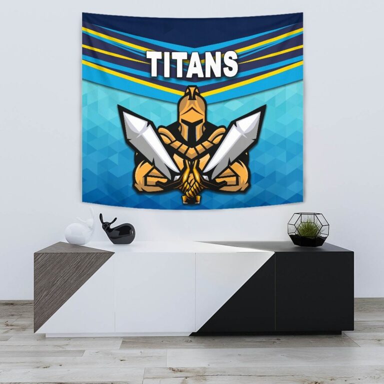National Rugby League store - Loyal fans of Gold Coast Titans's Wall Tapestry:vintage National Rugby League suit,uniform,apparel,shirts,merch,hoodie,jackets,shorts,sweatshirt,outfits,clothes