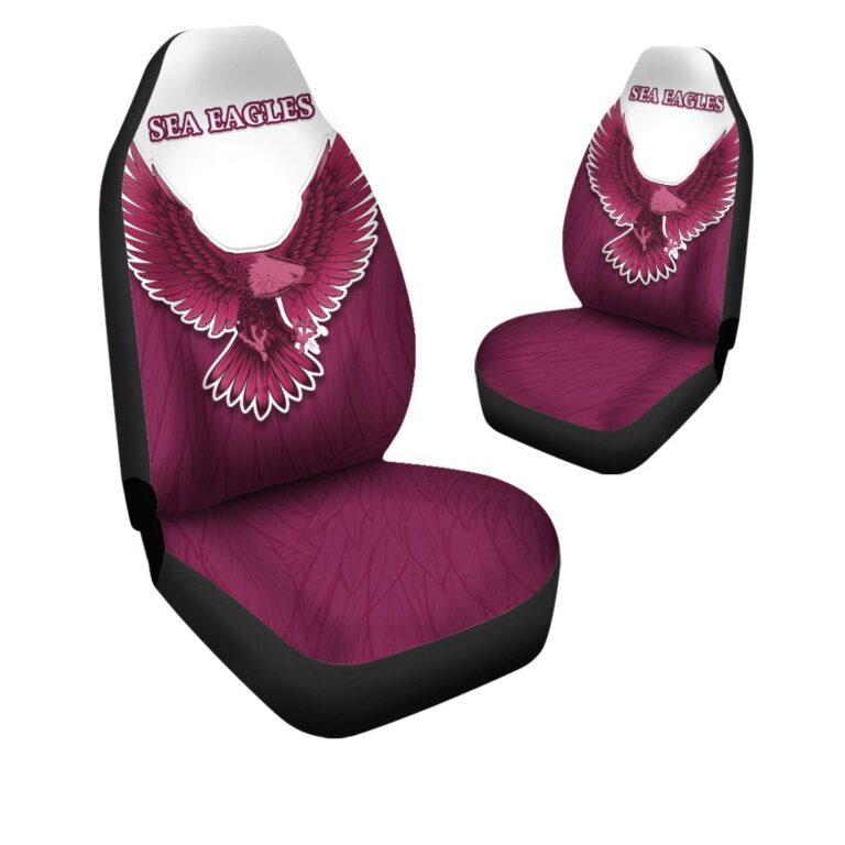National Rugby League store - Loyal fans of Manly Warringah Sea Eagles's Set 2 Car Seat Cover:vintage National Rugby League suit,uniform,apparel,shirts,merch,hoodie,jackets,shorts,sweatshirt,outfits,clothes