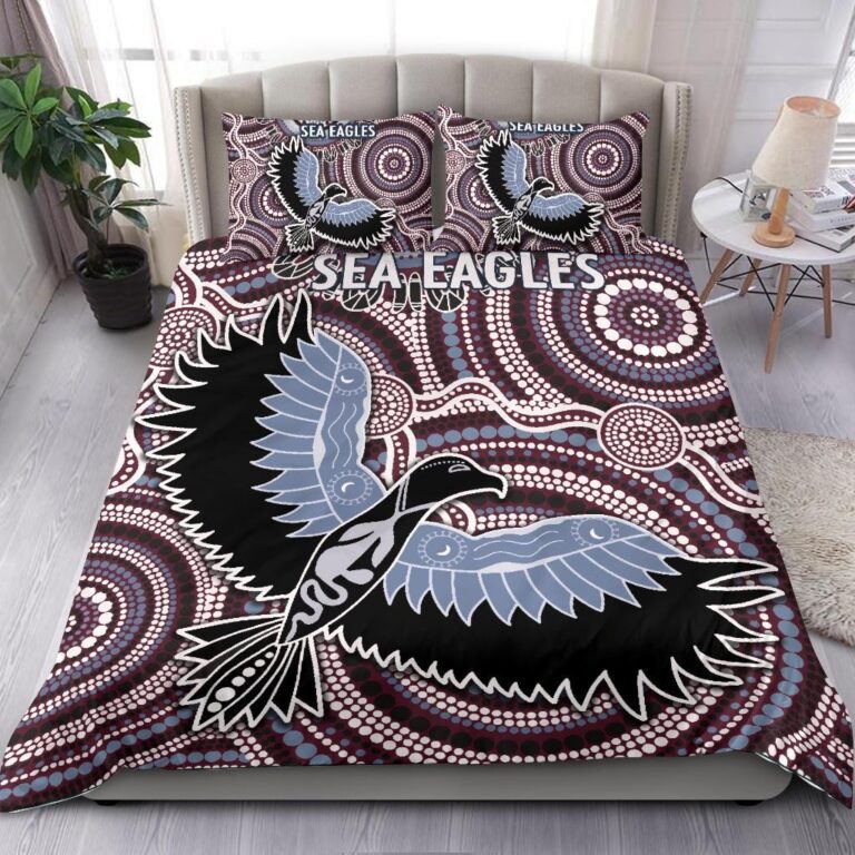 National Rugby League store - Loyal fans of Manly Warringah Sea Eagles's Bedding Duvet Cover + 1/2 Pillow Cases:vintage National Rugby League suit,uniform,apparel,shirts,merch,hoodie,jackets,shorts,sweatshirt,outfits,clothes