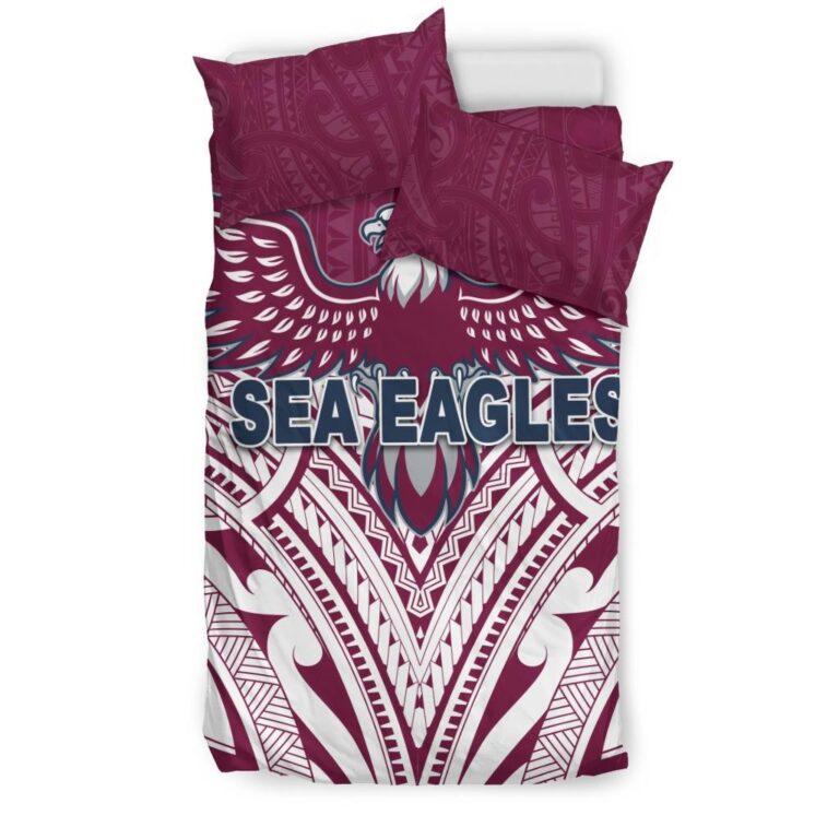 National Rugby League store - Loyal fans of Manly Warringah Sea Eagles's Bedding Duvet Cover + 1/2 Pillow Cases:vintage National Rugby League suit,uniform,apparel,shirts,merch,hoodie,jackets,shorts,sweatshirt,outfits,clothes