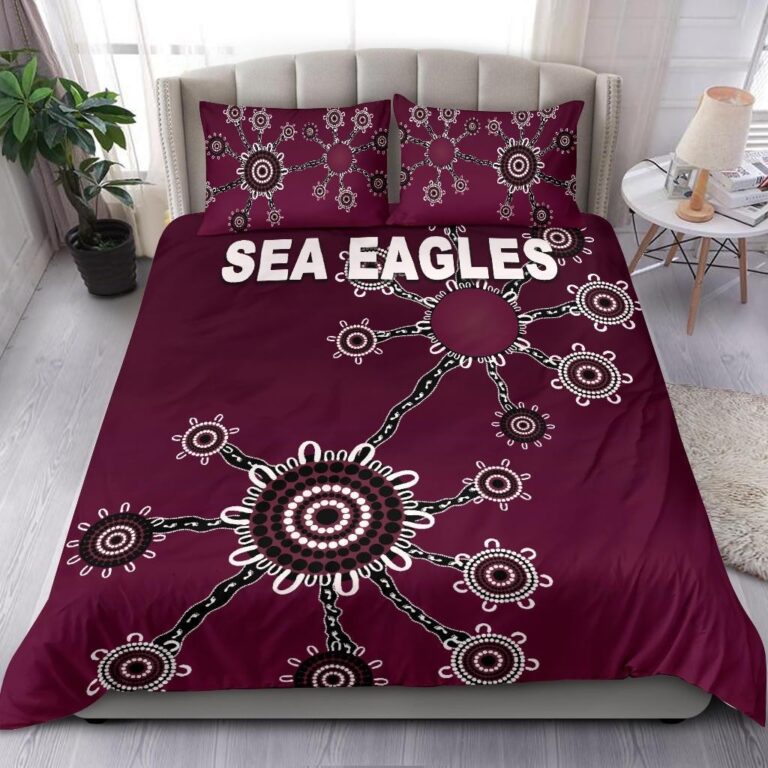 National Rugby League store - Loyal fans of Manly Warringah Sea Eagles's Bedding Duvet Cover + 1/2 Pillow Cases:vintage National Rugby League suit,uniform,apparel,shirts,merch,hoodie,jackets,shorts,sweatshirt,outfits,clothes