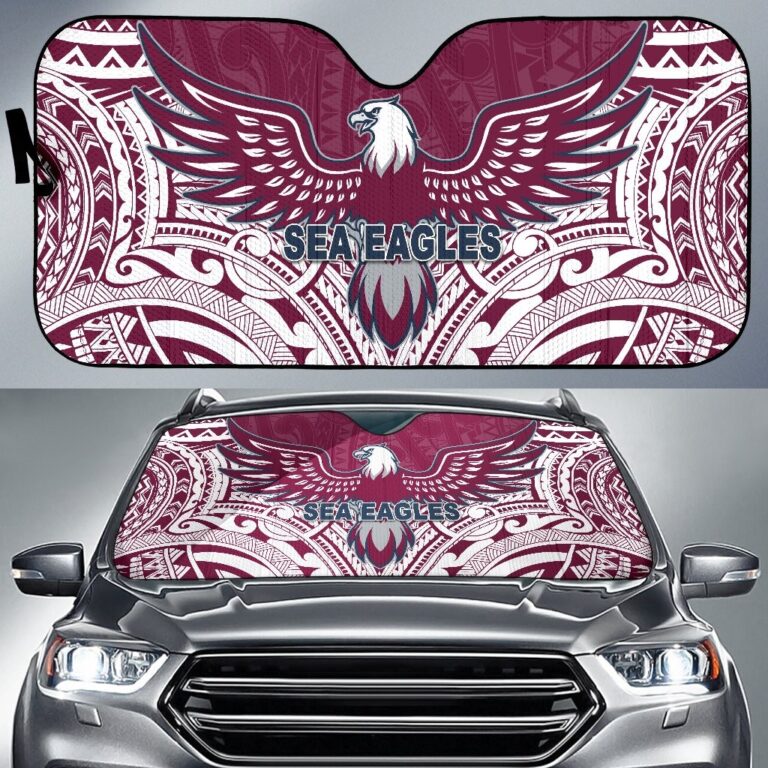 National Rugby League store - Loyal fans of Manly Warringah Sea Eagles's Auto Sun Shades:vintage National Rugby League suit,uniform,apparel,shirts,merch,hoodie,jackets,shorts,sweatshirt,outfits,clothes