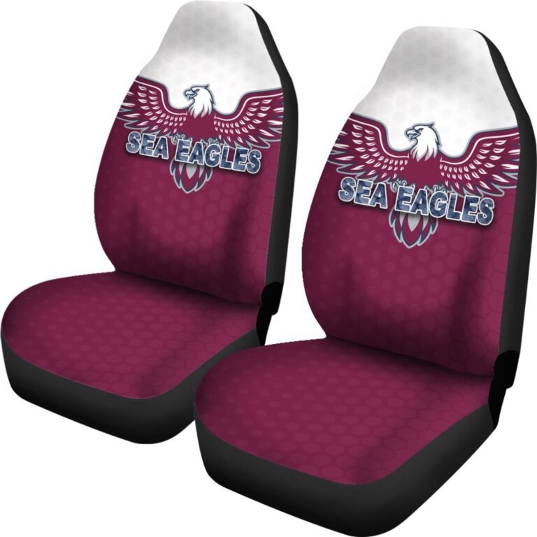 National Rugby League store - Loyal fans of Manly Warringah Sea Eagles's Set 2 Car Seat Cover:vintage National Rugby League suit,uniform,apparel,shirts,merch,hoodie,jackets,shorts,sweatshirt,outfits,clothes