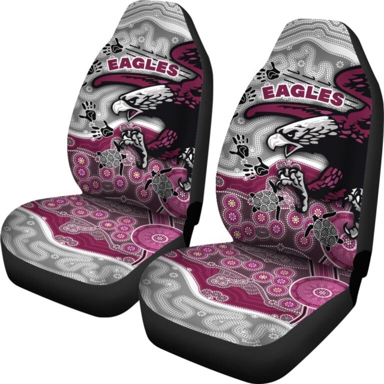 National Rugby League store - Loyal fans of Manly Warringah Sea Eagles's Set 2 Car Seat Cover:vintage National Rugby League suit,uniform,apparel,shirts,merch,hoodie,jackets,shorts,sweatshirt,outfits,clothes