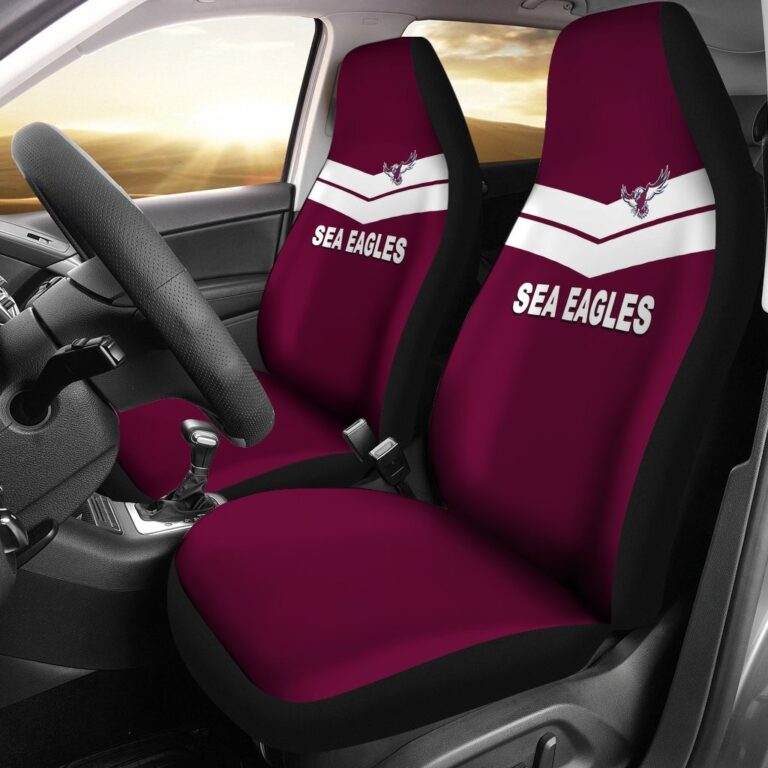National Rugby League store - Loyal fans of Manly Warringah Sea Eagles's Set 2 Car Seat Cover:vintage National Rugby League suit,uniform,apparel,shirts,merch,hoodie,jackets,shorts,sweatshirt,outfits,clothes