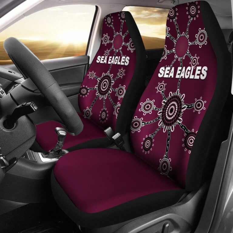 National Rugby League store - Loyal fans of Manly Warringah Sea Eagles's Set 2 Car Seat Cover:vintage National Rugby League suit,uniform,apparel,shirts,merch,hoodie,jackets,shorts,sweatshirt,outfits,clothes