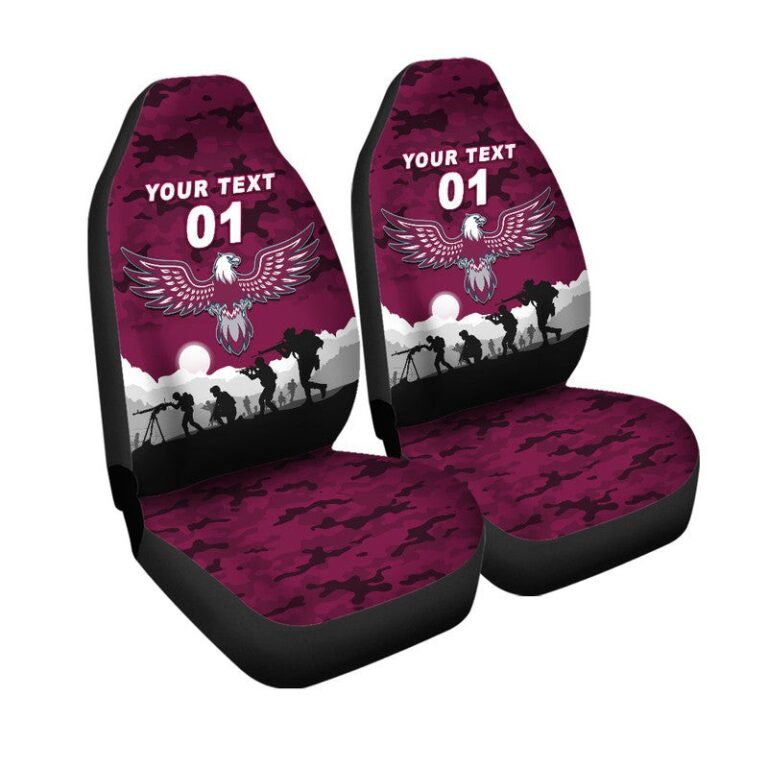 National Rugby League store - Loyal fans of Manly Warringah Sea Eagles's Set 2 Car Seat Cover:vintage National Rugby League suit,uniform,apparel,shirts,merch,hoodie,jackets,shorts,sweatshirt,outfits,clothes