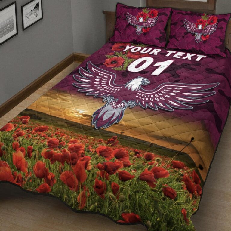 National Rugby League store - Loyal fans of Manly Warringah Sea Eagles's Quilt + 1/2 Pillow Cases:vintage National Rugby League suit,uniform,apparel,shirts,merch,hoodie,jackets,shorts,sweatshirt,outfits,clothes