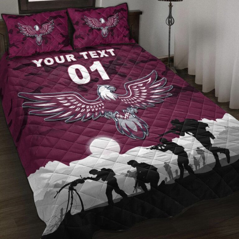 National Rugby League store - Loyal fans of Manly Warringah Sea Eagles's Quilt + 1/2 Pillow Cases:vintage National Rugby League suit,uniform,apparel,shirts,merch,hoodie,jackets,shorts,sweatshirt,outfits,clothes