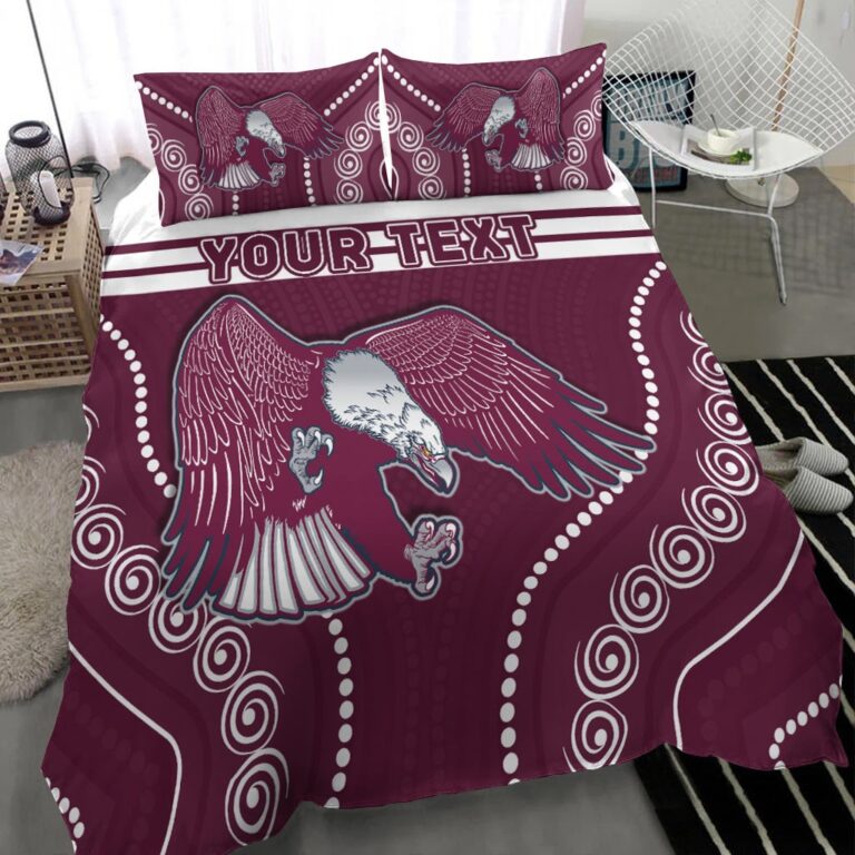 National Rugby League store - Loyal fans of Manly Warringah Sea Eagles's Bedding Duvet Cover + 1/2 Pillow Cases:vintage National Rugby League suit,uniform,apparel,shirts,merch,hoodie,jackets,shorts,sweatshirt,outfits,clothes