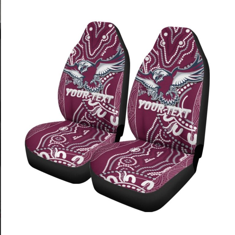 National Rugby League store - Loyal fans of Manly Warringah Sea Eagles's Set 2 Car Seat Cover:vintage National Rugby League suit,uniform,apparel,shirts,merch,hoodie,jackets,shorts,sweatshirt,outfits,clothes