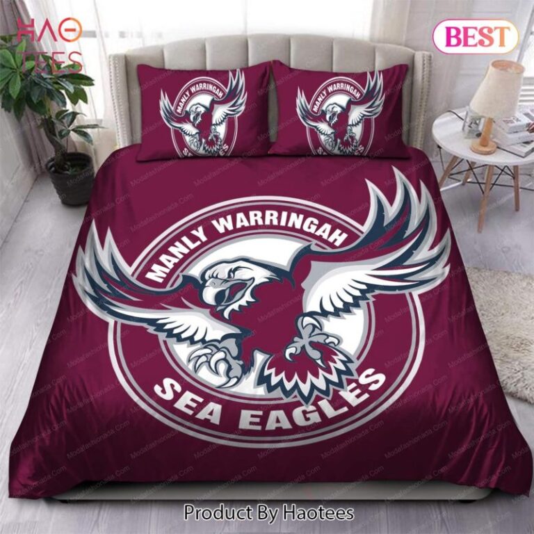 National Rugby League store - Loyal fans of Manly Warringah Sea Eagles's Bedding Duvet Cover + 1/2 Pillow Cases:vintage National Rugby League suit,uniform,apparel,shirts,merch,hoodie,jackets,shorts,sweatshirt,outfits,clothes