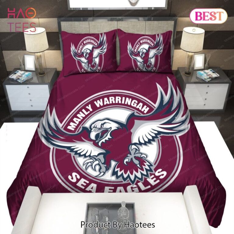 National Rugby League store - Loyal fans of Manly Warringah Sea Eagles's Bedding Duvet Cover + 1/2 Pillow Cases:vintage National Rugby League suit,uniform,apparel,shirts,merch,hoodie,jackets,shorts,sweatshirt,outfits,clothes