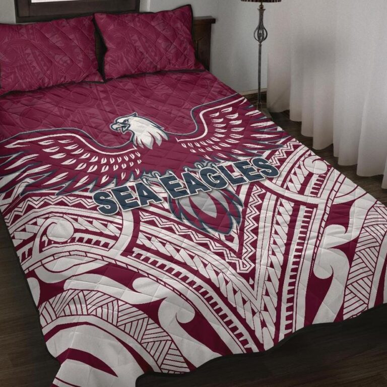 National Rugby League store - Loyal fans of Manly Warringah Sea Eagles's Quilt + 1/2 Pillow Cases:vintage National Rugby League suit,uniform,apparel,shirts,merch,hoodie,jackets,shorts,sweatshirt,outfits,clothes