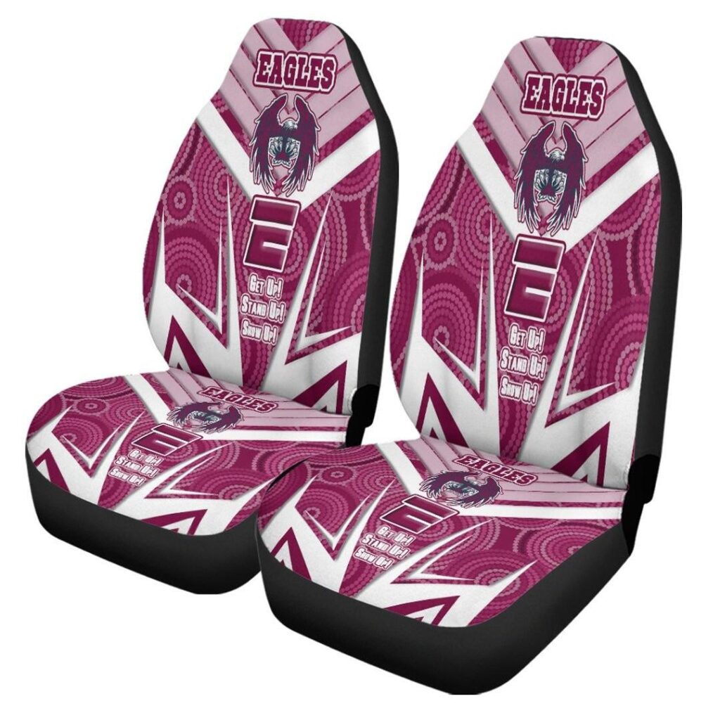 National Rugby League store - Loyal fans of Manly Warringah Sea Eagles's Set 2 Car Seat Cover:vintage National Rugby League suit,uniform,apparel,shirts,merch,hoodie,jackets,shorts,sweatshirt,outfits,clothes