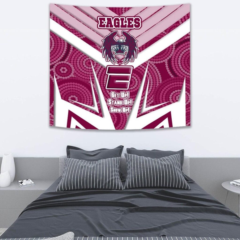 National Rugby League store - Loyal fans of Manly Warringah Sea Eagles's Wall Tapestry:vintage National Rugby League suit,uniform,apparel,shirts,merch,hoodie,jackets,shorts,sweatshirt,outfits,clothes