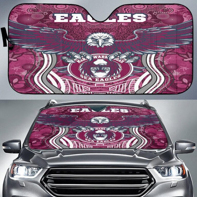 National Rugby League store - Loyal fans of Manly Warringah Sea Eagles's Auto Sun Shades:vintage National Rugby League suit,uniform,apparel,shirts,merch,hoodie,jackets,shorts,sweatshirt,outfits,clothes