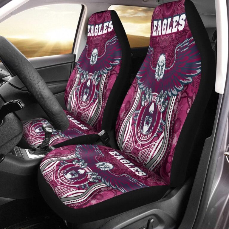 National Rugby League store - Loyal fans of Manly Warringah Sea Eagles's Set 2 Car Seat Cover:vintage National Rugby League suit,uniform,apparel,shirts,merch,hoodie,jackets,shorts,sweatshirt,outfits,clothes