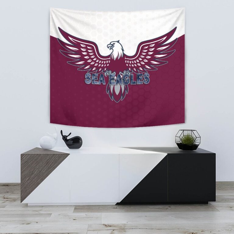National Rugby League store - Loyal fans of Manly Warringah Sea Eagles's Wall Tapestry:vintage National Rugby League suit,uniform,apparel,shirts,merch,hoodie,jackets,shorts,sweatshirt,outfits,clothes