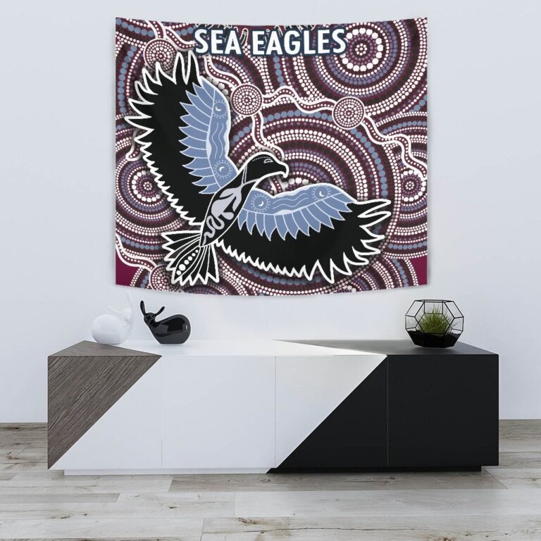 National Rugby League store - Loyal fans of Manly Warringah Sea Eagles's Wall Tapestry:vintage National Rugby League suit,uniform,apparel,shirts,merch,hoodie,jackets,shorts,sweatshirt,outfits,clothes
