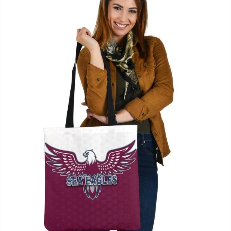 National Rugby League store - Loyal fans of Manly Warringah Sea Eagles's Tote Bag:vintage National Rugby League suit,uniform,apparel,shirts,merch,hoodie,jackets,shorts,sweatshirt,outfits,clothes