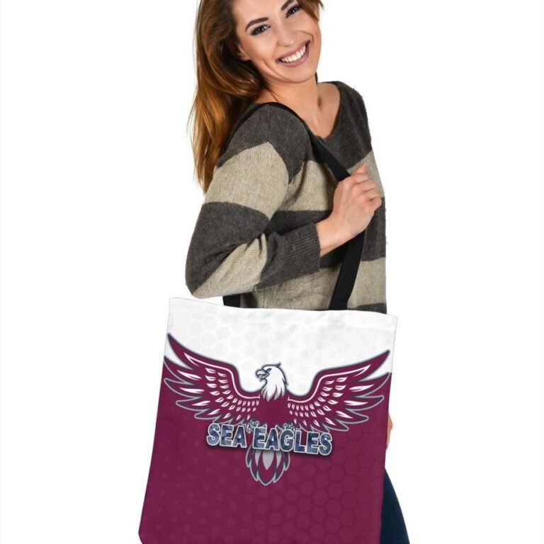 National Rugby League store - Loyal fans of Manly Warringah Sea Eagles's Tote Bag:vintage National Rugby League suit,uniform,apparel,shirts,merch,hoodie,jackets,shorts,sweatshirt,outfits,clothes